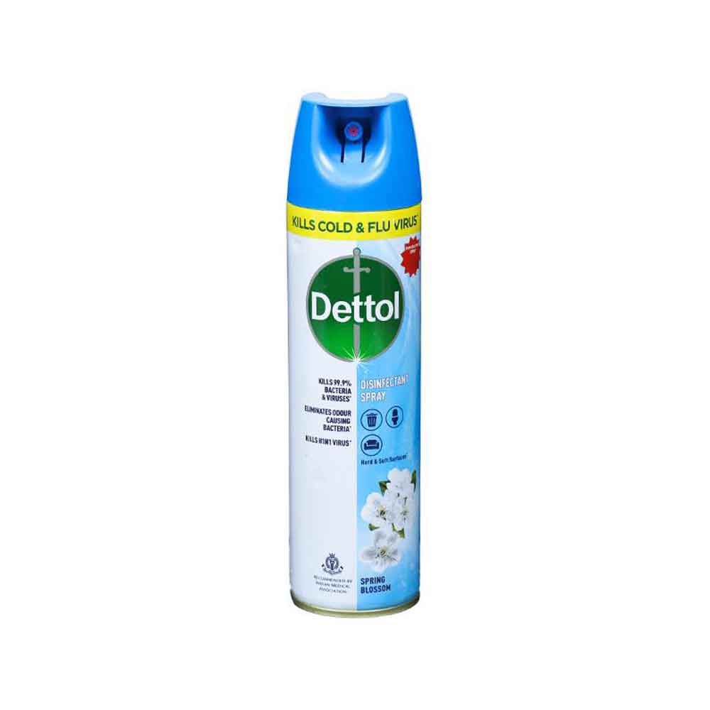 Dettol Disinfectant Spray Hard & Soft Surfaces- Spring Blossom, [225ml ...
