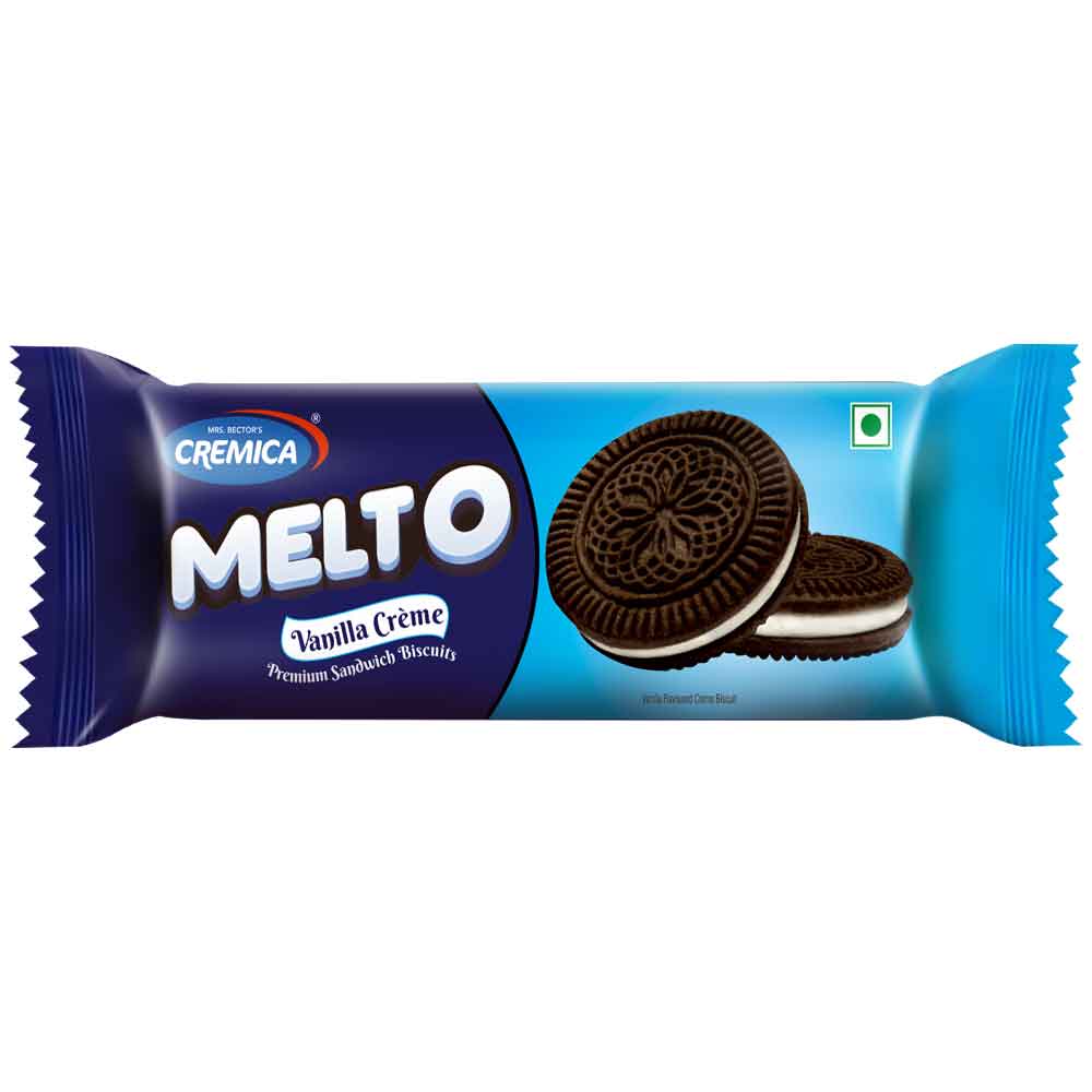 Cremica Melto Vanilla Creme Premium Sandwich Biscuits (50g) - Town