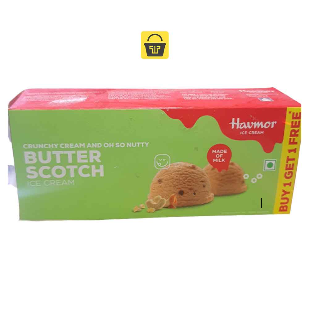 Havmor Crunchy Butter Scotch Ice Cream, 700ml - Town Tokri